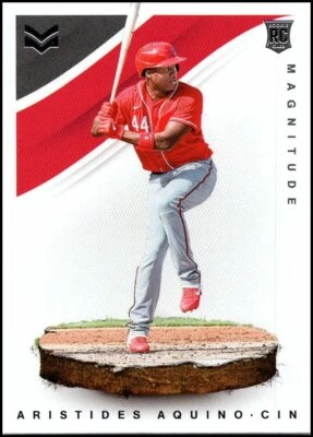 2020 Panini Chronicles Magnitude #14 Aristides Aquino RC - Image 1 of 2