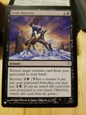 magic the gathering Coldsnap Grim Harvest 58 NM