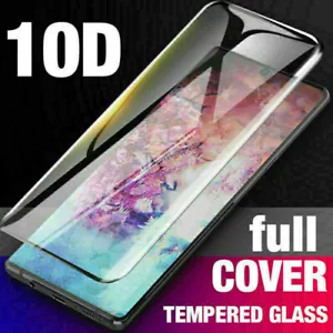 For Samsung Galaxy S10 S20 S9 S8 Plus Note 10-20Tempered Glass Screen Protector - Picture 1 of 7