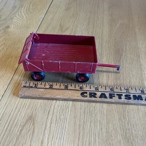 Ertl Red Wagon Made In Singapore Metal - Picture 1 of 7