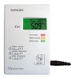 MONITOR DE CALIDAD DEL AIRE AMBIENTE CO² TEMPERATURA HUMEDAD ESTUFA DE LEÑA LQ2 - Imagen 1 de 1