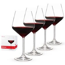 Spiegelau Style Burgundy Wine Glasses European Made Crystal Classic Stemmed D...