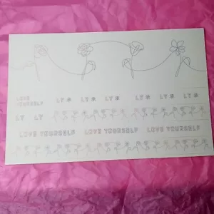 KPOP BTS Her Pegatinas Oficiales Love Yourself Bangtan Boys Jungkook J-Hope V - Imagen 1 de 7