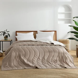 Cooling Comforter, Rayon Derived from Bamboo, Lightweight Summer Quilt Twin/Twin - Picture 1 of 5