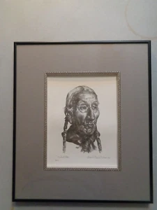 Charles Banks Wilson "Tribal Elder" Lithograph Signed, Titled & Numbered Art - Picture 1 of 14
