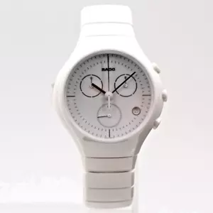 RADO True Designer HERRENUHR Chrono weiß | HiTec-Ceramic & Titan | Full Set NOS - Bild 1 von 6