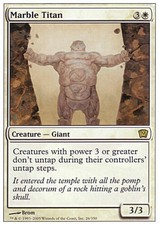 MtG x1 Marble Titan 9th Edition - Magic the Gathering - TCG
