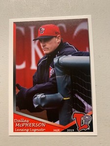 2019 Dallas Mcpherson Card Lansing Lugnuts Team Card