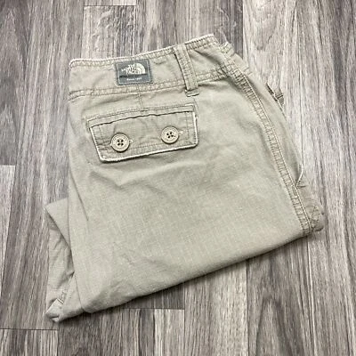 THE NORTH FACE 直筒低腰灰色短工装裤女式 6 码 — 第 1/4 张图片