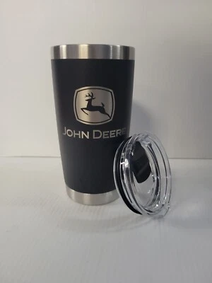 Vaso negro YETI Rambler LP79577 John Deere con licencia 20 oz Foto 1 de 4