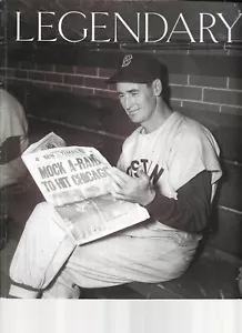 LEGENDARY AUCTIONS PHOTOGRAPHY CATALOG MARCH 4,2010-TED WILLIAMS COVER - Picture 1 of 5