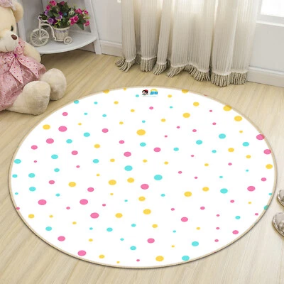 3D Color Circle ZHUA872 Game Non Slip Rug Mat Photo Carpet Zoe - Image 1 of 4