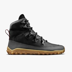 Vivobarefoot Mens Boots Tracker Leather AT Casual Lace Up Obsidian M12 MSRP$240 - Picture 1 of 7
