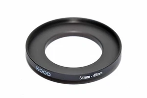 Stepping Ring 34-49mm 34mm to 34mm Step Up ring stepping Rings 34mm-49mm - Picture 1 of 3