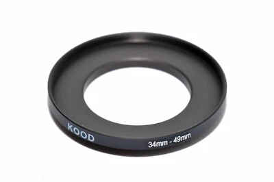 Stepping Ring 34-49mm 34mm to 34mm Step Up ring stepping Rings 34mm-49mm - Image 1 of 3