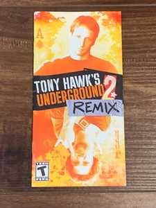 Tony Hawk's Underground 2 Remix Playstation Portable Sony PSP Manual Only - Picture 1 of 1