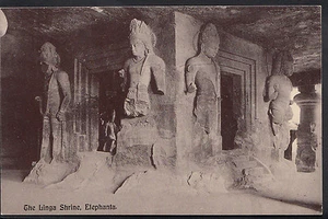 Indien Postkarte - Der Linga Schrein, Elephanta DR242 - Bild 1 von 2