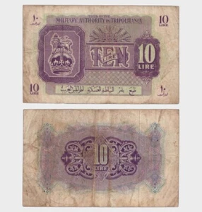 Libya - 1943 - 10 Lire - "VG-" #CO5911 - Picture 1 of 6