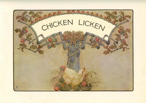 Placas de libros de pollo licken de 1923 Old Old Tales Retold, edición Volland - Imagen 1 de 12