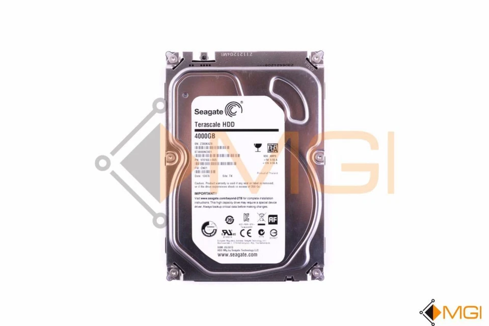 SEAGATE 2TB SATA 6.0GB/S 64MB CACHE 3.5" HDD // ST4000NC001 // FREE SHIPPING - Image 1 of 1