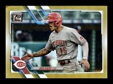 2021 Topps Gold Foil #55 Nick Senzel Cincinnati Reds Baseball Card