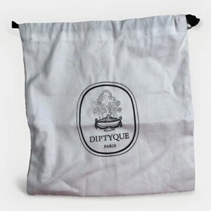 "Diptyque Parfumeur Paris Parfum Clásico Tela Cordón Bolso Bolsa 10""x10""" - Imagen 1 de 5