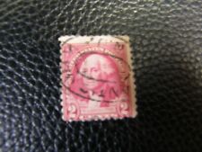 6999) One: 2¢ US Postage Stamp George Washington 1902 Forward Face Red