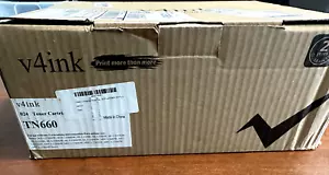 V4INK TN660 Compatible Brother TN630 Toner For MFC-L2700DW HL-L2340DW HL-L2300D - Picture 1 of 2