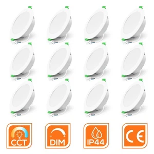 LED Panel Einbaustrahler Deckenleuchte Einbauleuchte Flach Rund Einbau Spot 230V - Bild 1 von 18