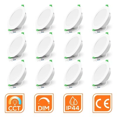 LED Panel Einbaustrahler Deckenleuchte Einbauleuchte Flach Rund Einbau Spot 230V - Bild 1 von 4