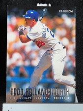 1996 Fleer Todd Hollandsworth Los Angeles Dodgers Outfielder 9 of 20 Baseball