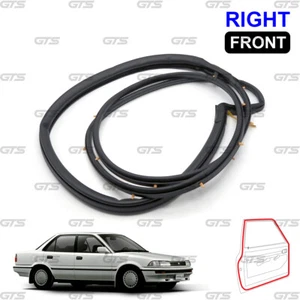 Front Right Door Rubber Seal Weatherstrip Fits Toyota Corolla AE92 1987 - 1991 - Picture 1 of 10