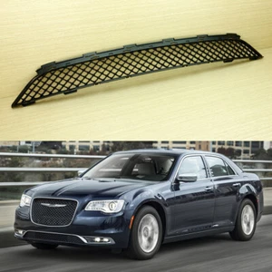 ABS Front Grille Lower Fit Chrysler 300 Matte Black 2015-2023 W/O Adapt Ctrl - Picture 1 of 6