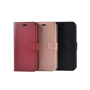 Handy Tasche Schutzhülle Book Case Flip Cover Wallet Etui Hülle Leder Magnet - Bild 1 von 12