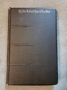 1868 Der neue Sabbat Hymne und Melodienbuch antik religiös Liederbuch wirbelter Rand - Bild 1 von 10