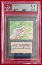 MTG Beta DEATHGRIP black enchantment BGS 8.5 NM-MT+ (0011164314)