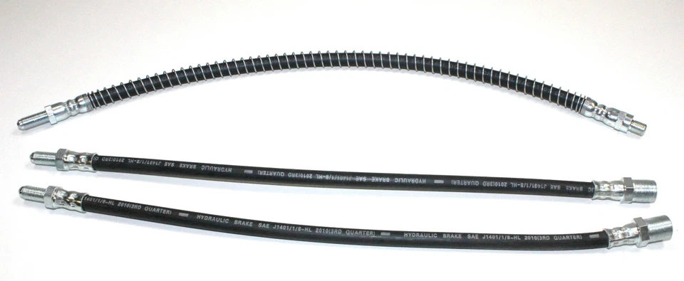 CAR SET OF FLEXIBLE RUBBER BRAKE HOSES ASTON MARTIN DB4 1959 - 1963 (NOT GT) - Image 1 of 1