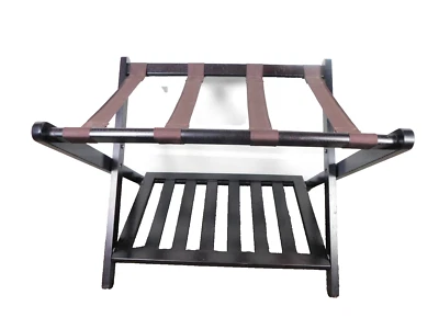 Portaequipajes Plegable DOS NIVELES DE COLECCIÓN Acabado Caoba 25x20 Foto 1 de 4