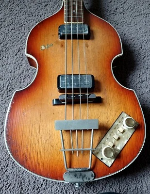 Bajo violín original vintage Hofner/Höfner 500/1 año 1964 Foto 1 de 4