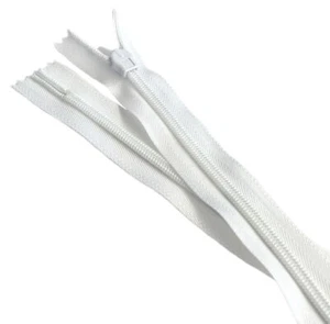 100 pc 22 inches quality invisible Hidden zipper white # 3 close end - Picture 1 of 2