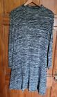 Marks and Spencer jersey dress size 14 grey marl long sleeved knee length