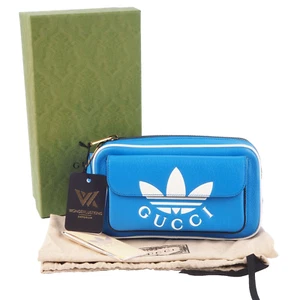 GUCCI x ADIDAS Trefoil Gürteltasche Bumbag Leder Limitiert 722141 OP: 1390 € - Bild 1 von 20