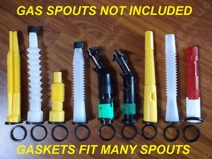 6-Pack SPOUT GASKETS fix your leaky gas can Gott Rubbermaid WEDCO Eagle Midwest - Picture 1 of 12