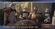 STAR WARS WIDEVISION A NEW HOPE PROMO CARD SWP1