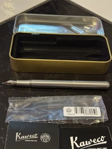 Kaweco Liliput Edelstahl Füllfederhalter breit - Bild 1 von 8