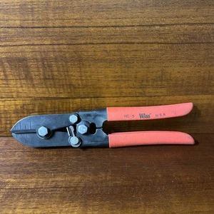 WISS HC-5 HAND CRIMPING 5 BLADE DUCT WORK PLIERS USA - Picture 1 of 5