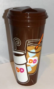 Dunkin Donuts 2018 marrón 99 centavos vaso de recarga taza de café tazas Capitol - Imagen 1 de 10