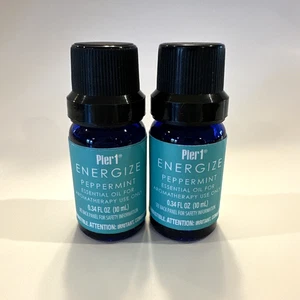 NUEVO Aceite esencial de menta Pier 1 One para uso de aromaterapia 0,34 fl oz cada lote - Imagen 1 de 3