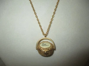 Talbots Vintage Nantucket Korb Anhänger Halskette - Bild 1 von 24