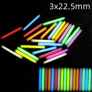 1pz Tubo Vetro 3x22,5mm Notturno Luminoso 25 Anni Vita Tubo Lampada Singal Nuovo - Foto 1 di 32